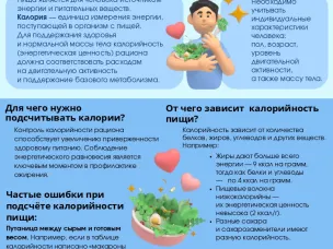 19 – 25 января Неделя популяризации подсчета калорий